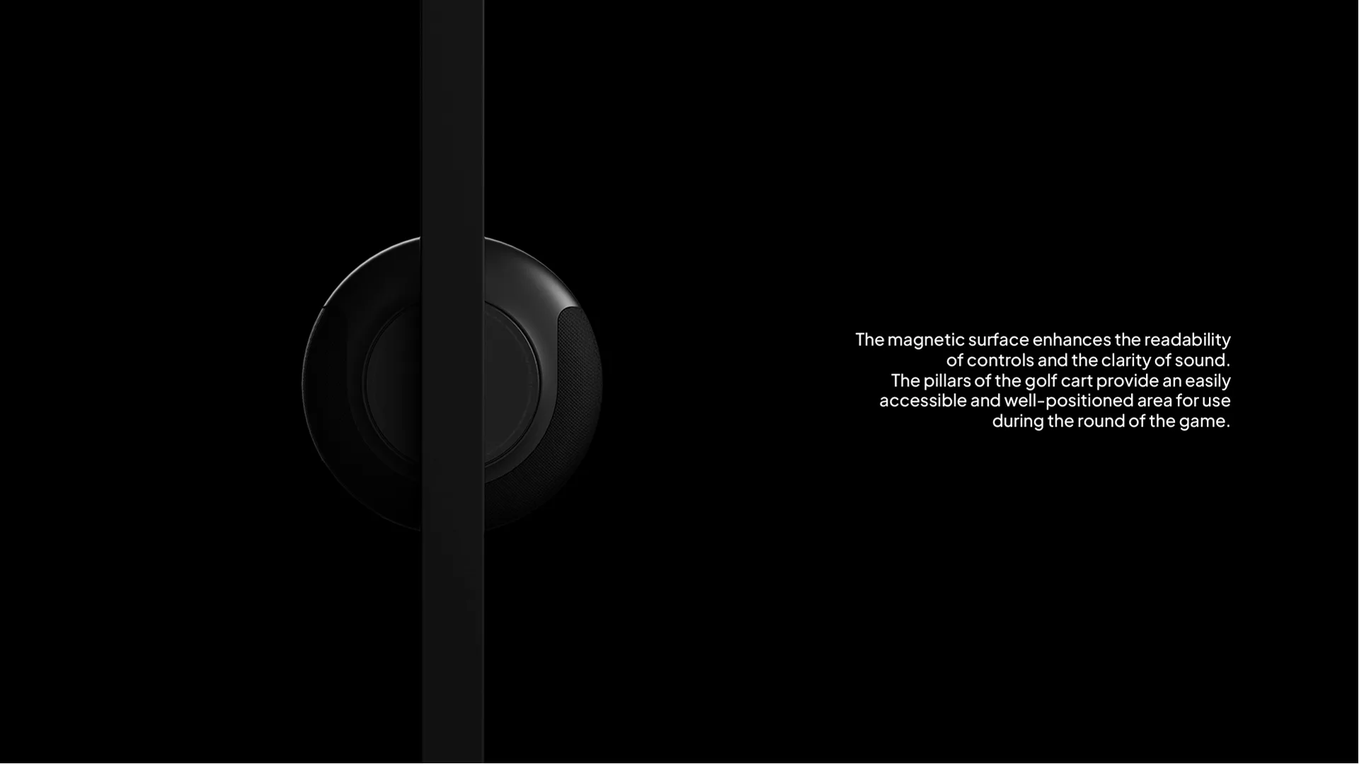 Rad Sound magnetic back, presentation slide