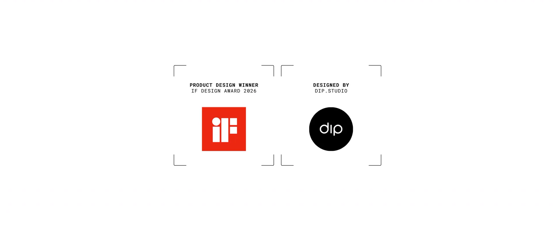 iF Design Award and Dip Studio marks, closing slide